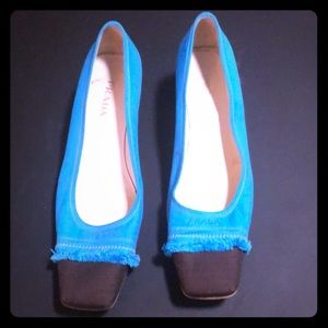 Prada linen flats